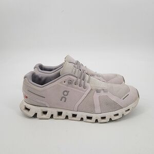 On Running Cloud 5 Size 10.5 41.5 Walking Running Sneakers Lily Frost Off White